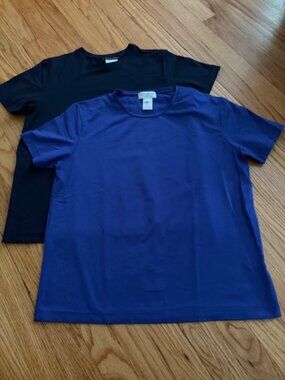 JONES NY & HALSTON tee shirts, L